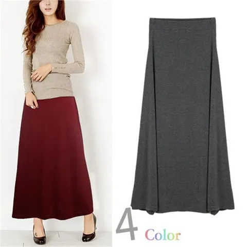 [하프클럽/핫바]오프라 맥시 롱스커트 DM-3800