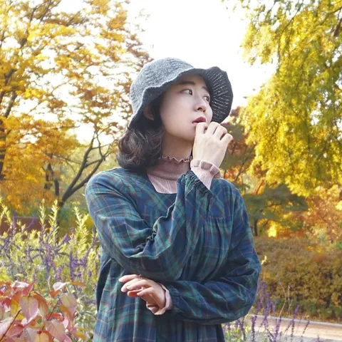 [하프클럽/앞머리]프릴 골지 하프넥 울니트n1113