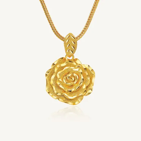 글로우 로즈 목걸이 24K 순금 18.75g