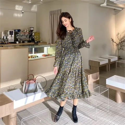 [하프클럽/나는마리]어바웃 플라워 원피스 2color55~77