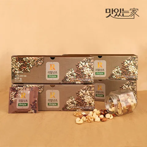 하루한줌견과 리얼넛츠 오리진 25g 25봉 4세트 고급 견과류