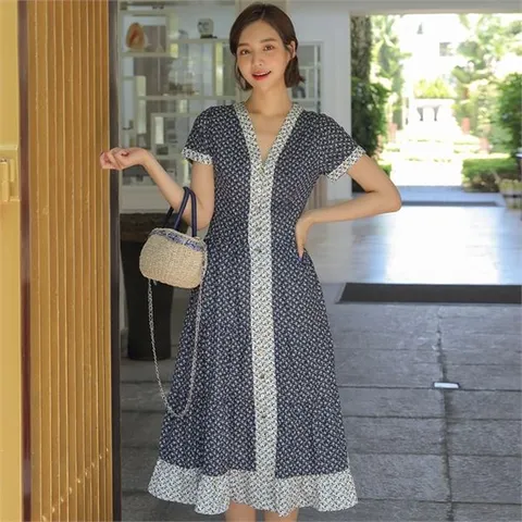 [하프클럽/나는마리]엘크로 에스닉 원피스 55~77