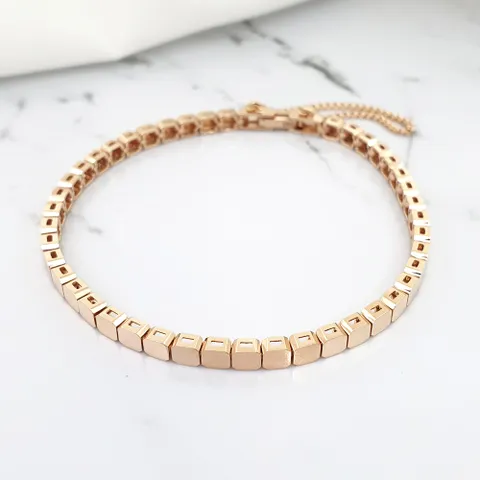 [현골드앤실버]14k 스퀘어 사각 뱅글 팔찌