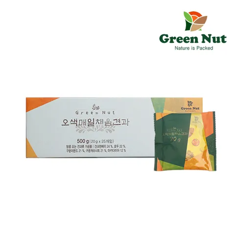[그린너트] 오색매일채움견과 20g 25봉입