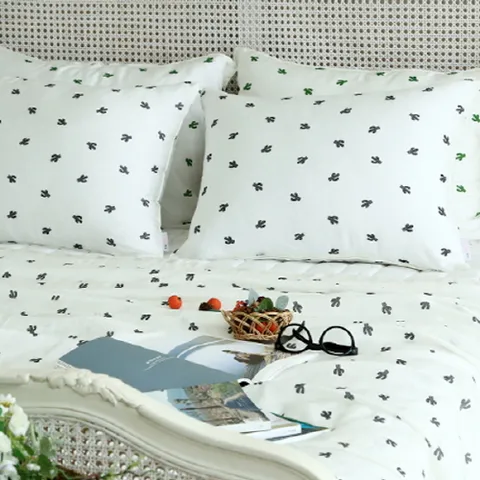 더프리그 선인장 풍기 인견 여름 침구 S/Q 2color