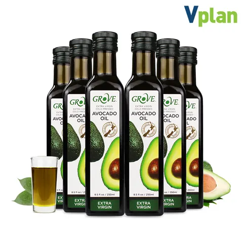 뉴질랜드 그로브 엑스트라버진 아보카도오일 250ml x 6병 냉압착 아보카도유