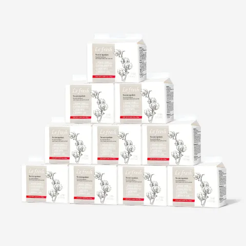 유기농 순면커버 비건생리대 (롱라이너 10팩)