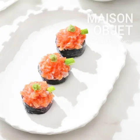 구뜨 타원접시 소 화이트