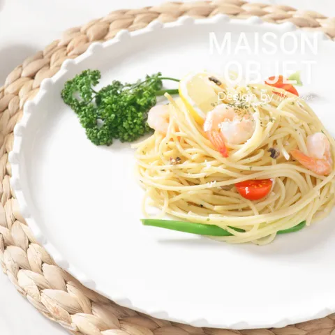 로얄베일 구뜨 플레이팅 접시 30cm 화이트