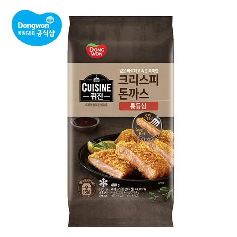 퀴진 크리스피 돈까스[통등심] 480g