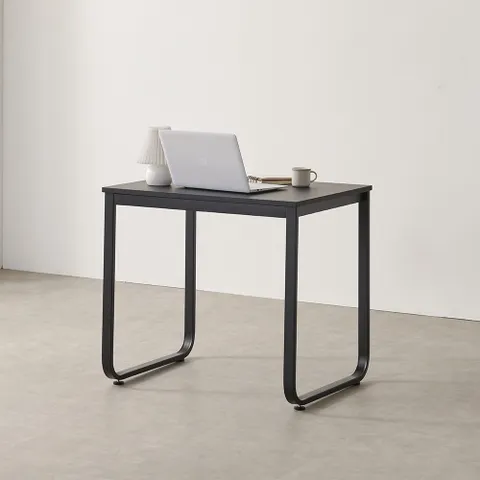 호보 라운드 800 블랙 1인용 컴퓨터책상 테이블 800x600 블랙