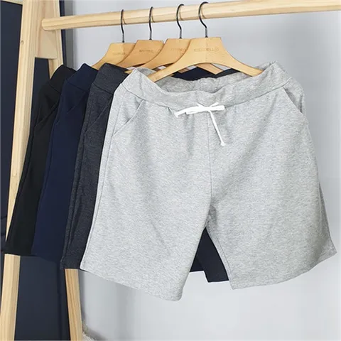 [하프클럽/제니유]Nuguna 여름 면 5부 남자 밴딩 반바지 빅사이즈 팬츠