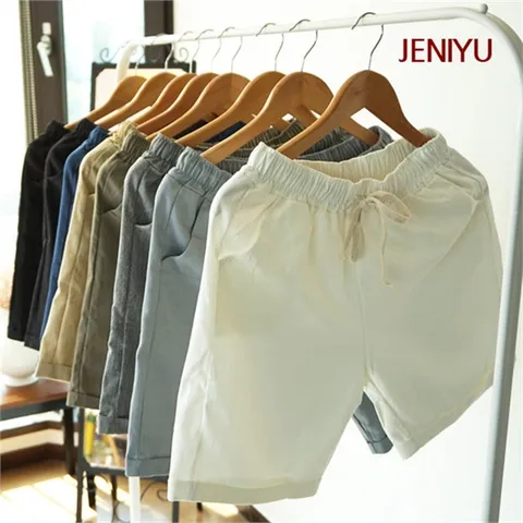 [하프클럽/제니유]라쉬 면 마 린넨 5부 밴딩 반바지 8color 남/여 택1