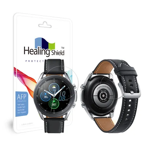 갤럭시워치3 45mm 올레포빅 액정2매 심박센서필름 2매