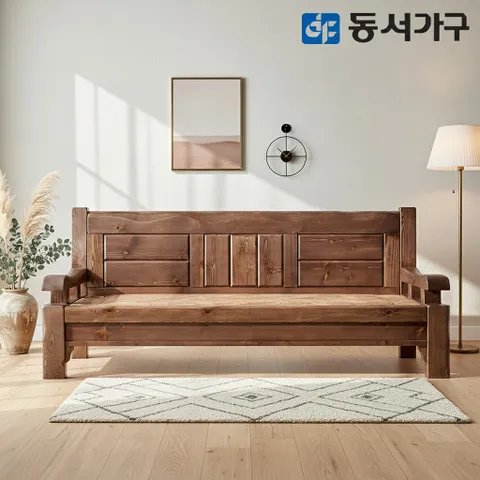S프리미엄 키퍼 소나무 통원목 짜맞춤 편백 인볼브 황토볼 카우치 흙소파 DF642449