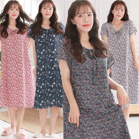 [하프클럽/서빈]서빈 100프로 인견 리본 반팔 원피스 5종1택 모음