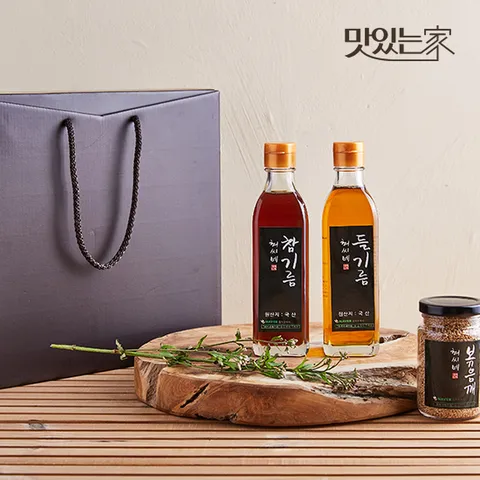 [맛있는家]최씨네참기름 국산 참기름 들기름 선물세트