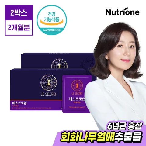 르시크릿 에스트로업 2박스/여성갱년기/회화나무