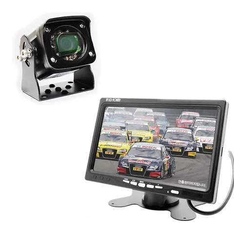 국산 화물차용 후방카메라_배선15M+모니터7형