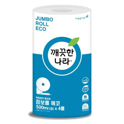 깨끗한나라 점보롤 화장지(1겹 500MX4롤)
