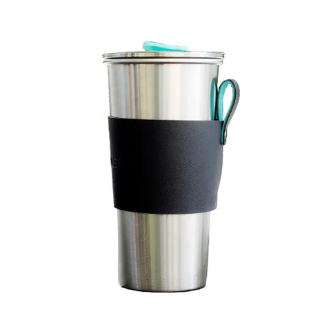 스텐 블러 빨대 텀블러 460ml 차량 사무실용 보틀