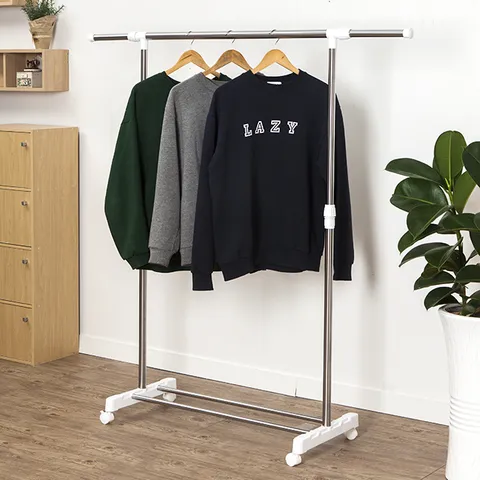 확장형 이동식옷걸이 행거/이동식행거 선반행거