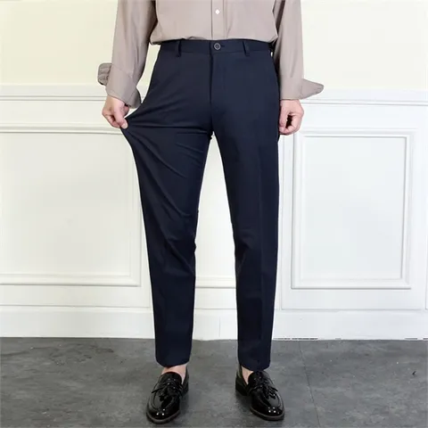 [하프클럽/프랭키뉴욕]프랭키뉴욕 남자 슬랙스 플렉스 일자 스판 남성 정장바지 빅사이즈_HE0PA662-1