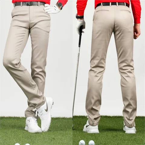 [하프클럽/아재나라]MBPD9077 겨울 남성 기모 면 골프바지 골프웨어 중년