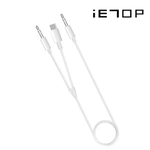 이탑 MH-CM30 C타입 3.5mm 2in1 AUX 오디오 케이블 억스선 옥스케이블 차량 헤드셋