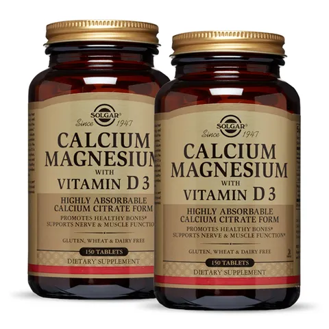 [해외직구] 솔가 칼슘 마그네슘 비타민D3 150정 x2