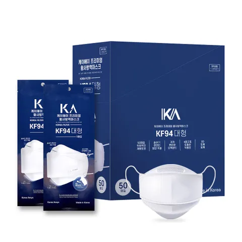 KF94 마스크 50매[화이트 대형]