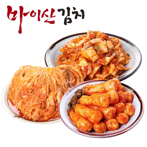 한국농협김치 전북 마이산 맛남3종2호 막김치/묵은지/총각김치 각1kg