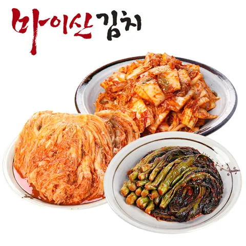 한국농협김치 전북 마이산 맛남3종4호 막김치/묵은지/갓김치 각1kg