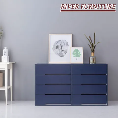 리버퍼니쳐 리치 대용량 수납 와이드 4단 서랍장 RH0062