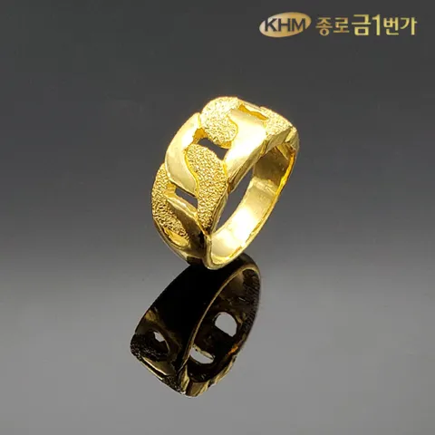 [종로금1번가] 여자 순금 반지 콤비체인  7.5g