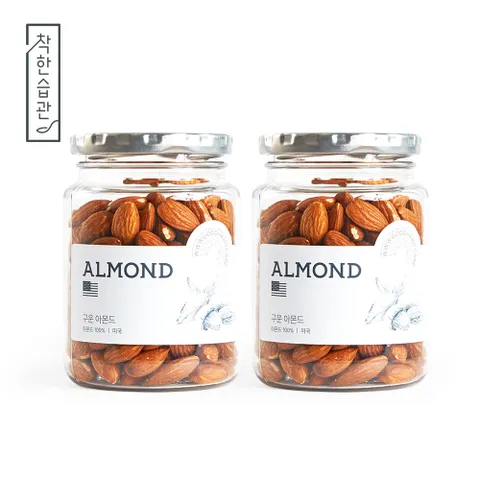 착한습관 구운아몬드 220g 2개