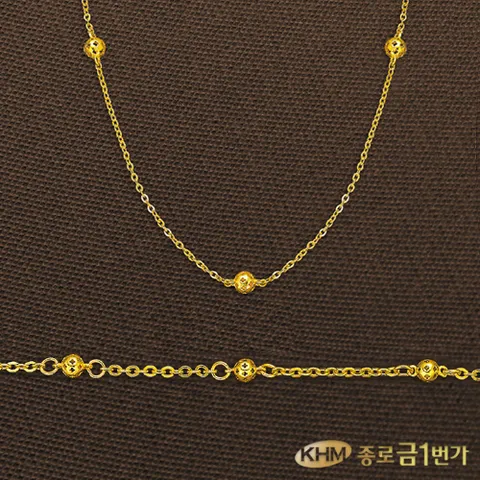 여자 순금 목걸이 팔찌 2종 택일  플러스볼 3.75g