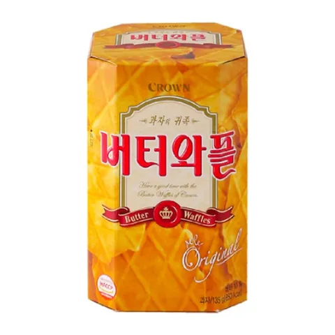 크라운 버터와플 135g