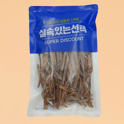우리명가 건오징어 슬라이스 120g / 무조미