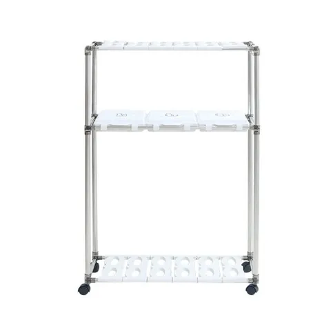 화이트 분리수거함 3P 2단 가정용 재활용 쓰레기 분리수거 가정용분리수거함 재활용분리수거함