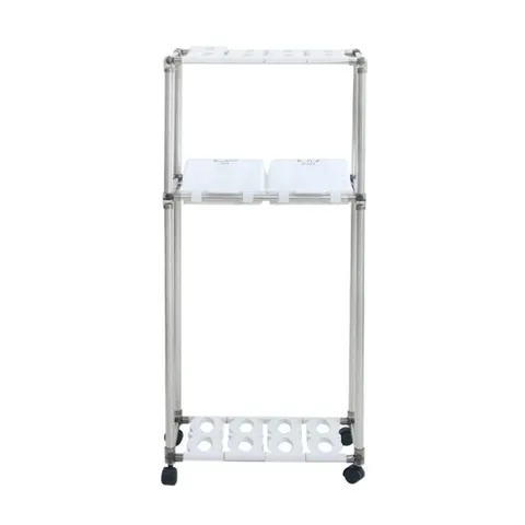 화이트 스윙 분리수거함 2P 2단 가정용 재활용 분리 분리수거 가정용분리수거함