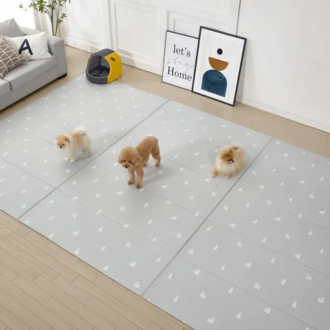 휴팡 애견매트 6T 양면PVC 5단 폴딩 140 X 250cm