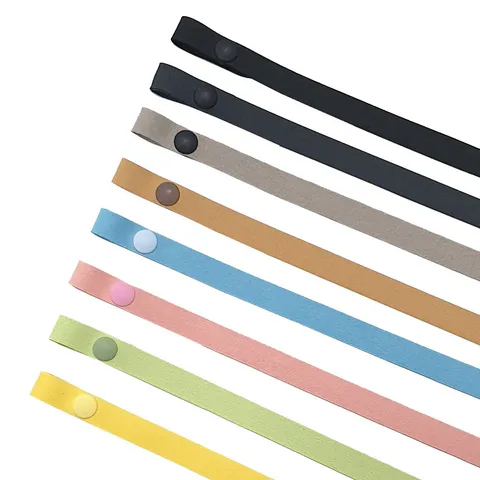 컬러 마스크 스트랩 / 8종 택1 똑딱이형 스냅형 마스크 분실방지