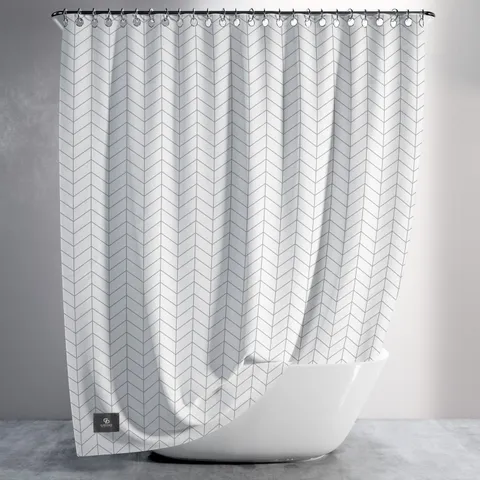 방수 샤워커튼 샤워커텐 욕실커튼 커튼봉 별도구매