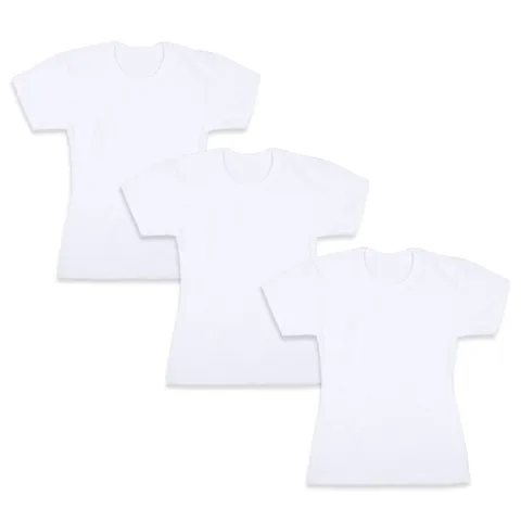여성 이너웨어 면100% 반팔티셔츠 3장세트