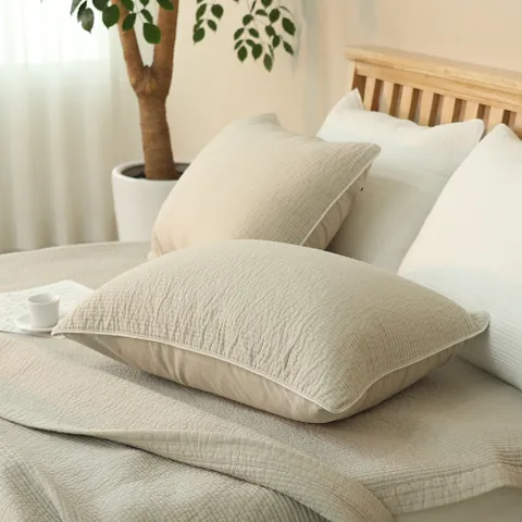 [이솔홈] 워싱 피그먼트 선 베개 40X60 솜포함