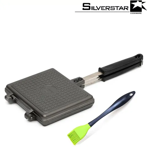 [쿠폰자동적용] 실버스타 오아이씨 와플메이커2p/와플팬+기름솔