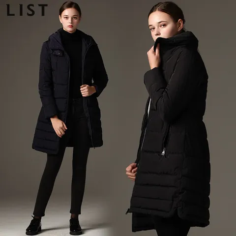 [리스트] 액티브 캐주얼 하이넥 카라 덕다운 롱 패딩 점퍼