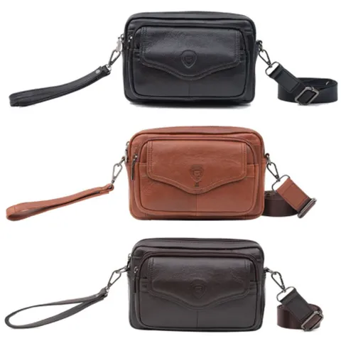 남성 가죽 미니 크로스백 가방 고급 숄더백 핸드백 가죽슬링백 남자슬링백 남자메신저백