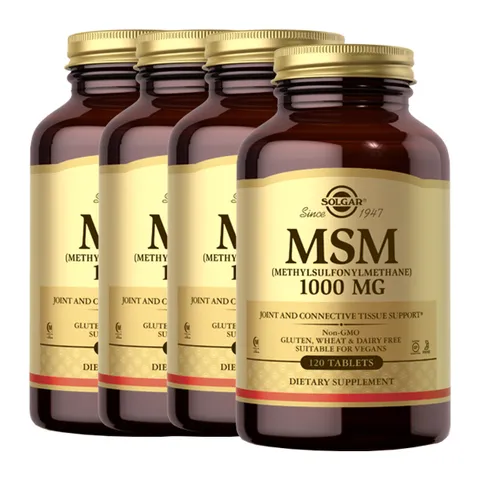 [해외직구] 솔가 MSM 식이유황 1000mg 120정 x4